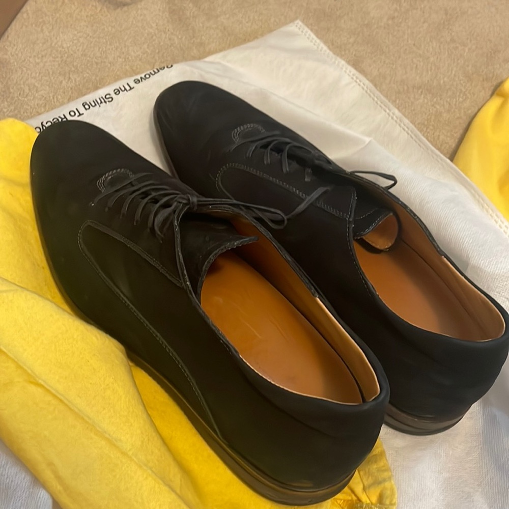 John Lobb suede black shoes size 11.5